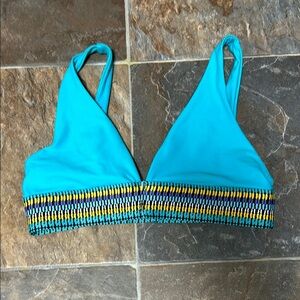 Vibrant Blue Halter Bikini Top